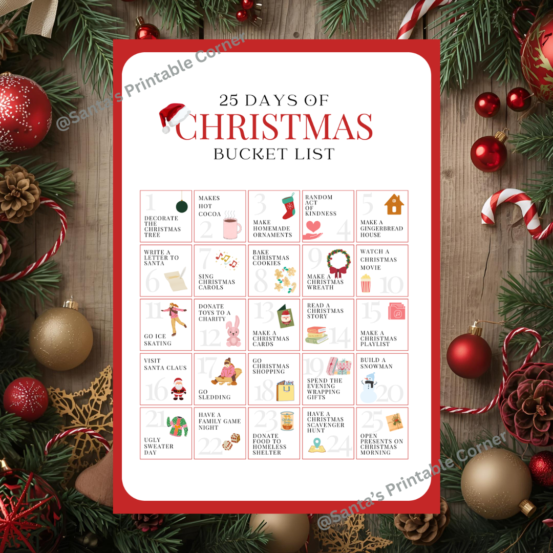 5 Pages - Christmas Letter Set ✍️ 📝🎄🎅