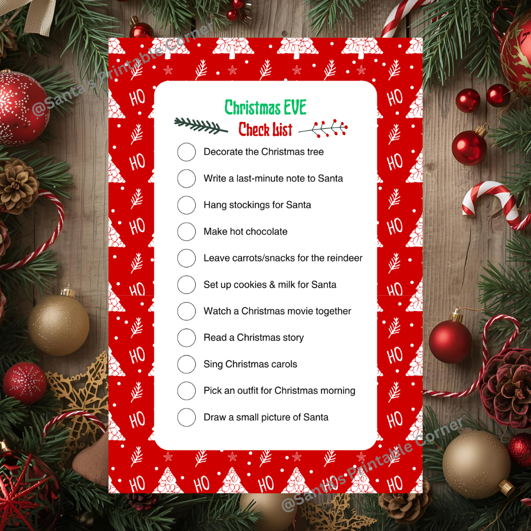 5 Pages - Christmas Letter Set ✍️ 📝🎄🎅